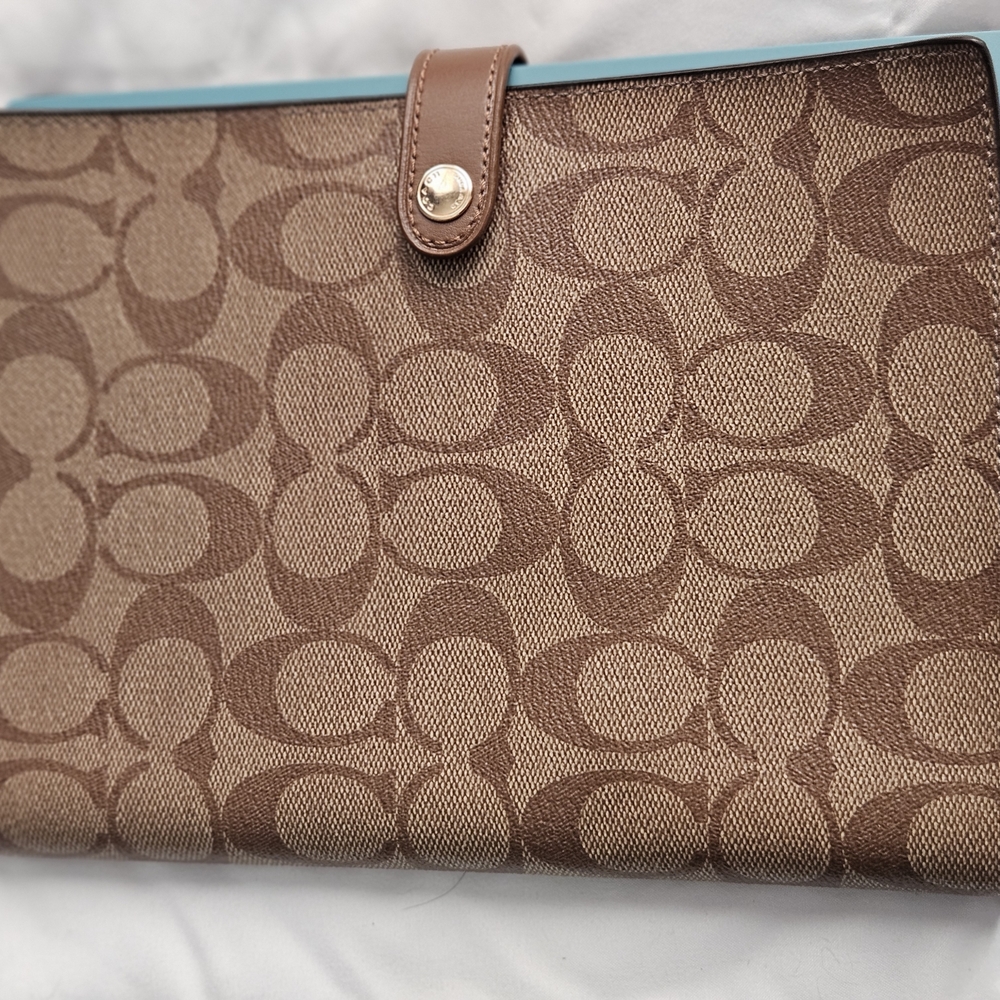 Brown Signature Pattern Women's Bag